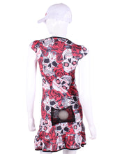 Load image into Gallery viewer, Limited Skull + Roses Monroe Tennis Dress
