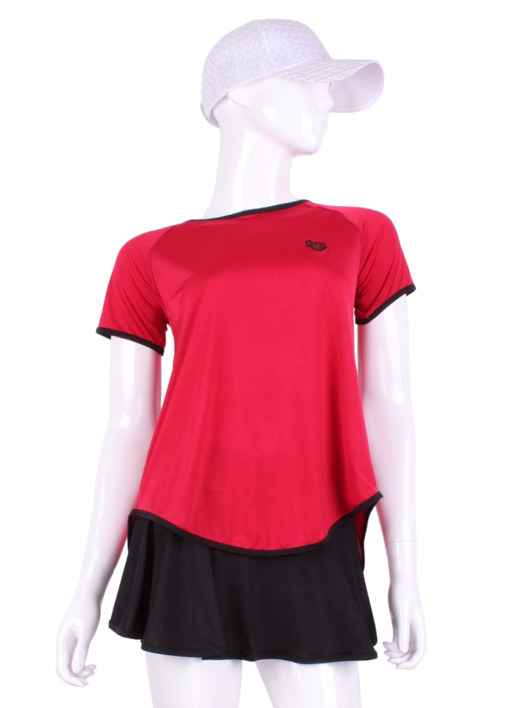 Tie Back Tee Short Sleeve Red. This is our limited edition Tie Back Short Sleeve Top in gorgeous Red Color.  This piece has a silky and soft fabric.   We make these in very small quantities - by design.  Unique.  Luxurious.  Comfortable.  Cool.  Fun.